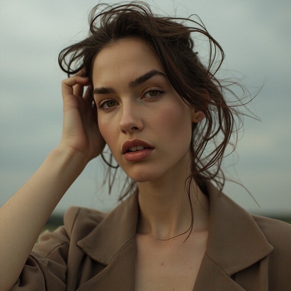 阴天的柔光肖像